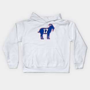 Josh Allen Goat #17 Kids Hoodie